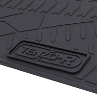 Tappetini auto in gomma neri set premium per Jeep Wrangler JK 07-19