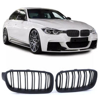 Griglia Sport doppia barra prestazioni opaca per BMW Serie 3 F30 F31 11-19
