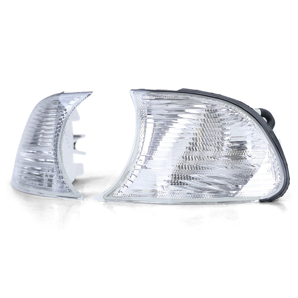 Set frecce bianche cristallo trasparente BMW Serie 3 E46 Coupè Cabrio 99-03