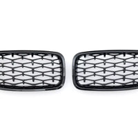 per BMW SERIE 3 F30 F31 SPORT GRIGLIA DIAMANTE LUCIDO NERO