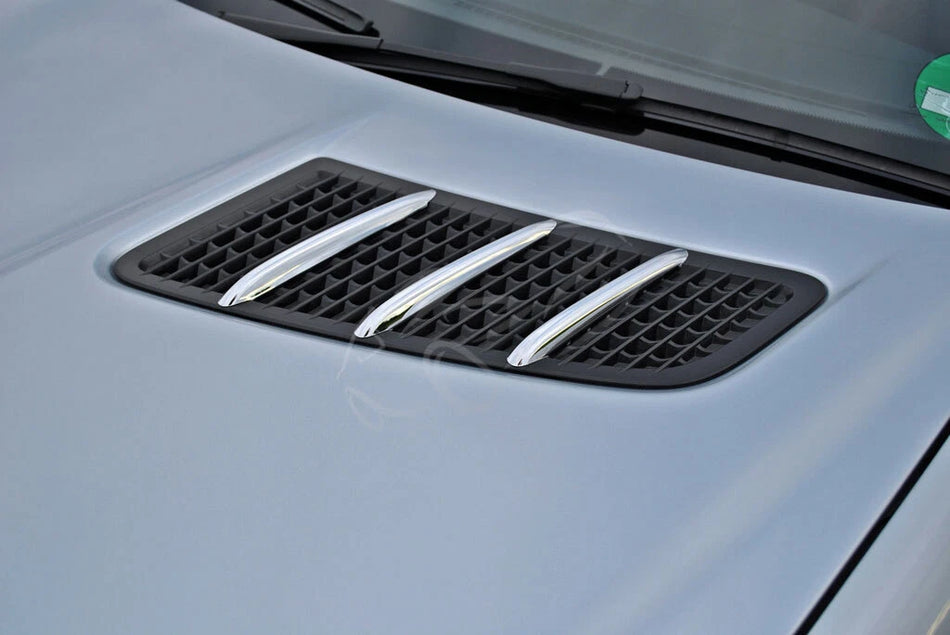 Presa aria cromata finlandese cofano per Mercedes R172 SLK