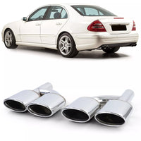 terminali Sportivi Acciaio Inox, per Mercedes W204 W211 W164 W166 W221 R230