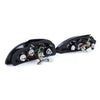 Fanali posteriori in vetro trasparente nero per MG F Cabrio RD TF 95-05