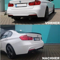 SET spoiler anteriore miniera diffusore Spoiler Posteriore per BMW F30 M Sport