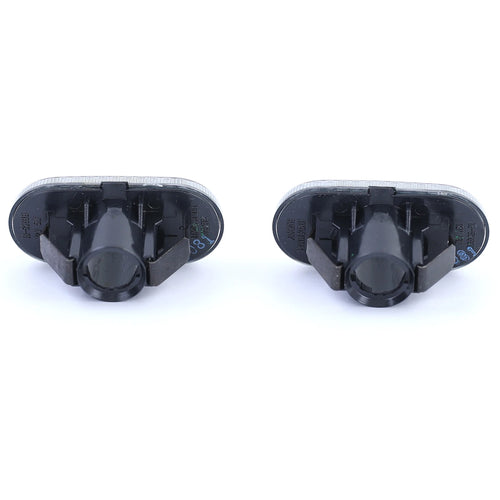 Coppia frecce laterali nere fumè, per Renault 19 Clio 1 2 Twingo Megane 1 Laguna