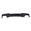 Diffusore posteriore + terminali 550 Performance nero lucido per BMW F10 F11 535