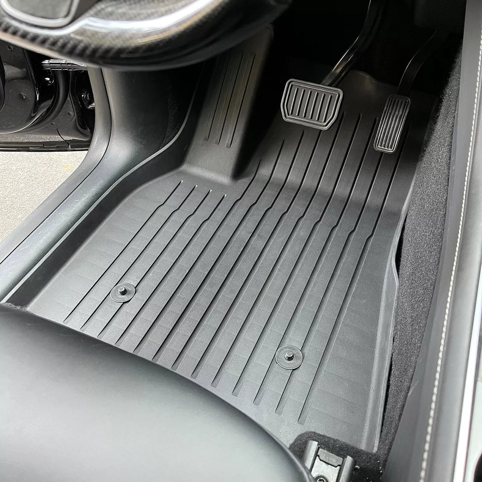 Tappetini neri PREMIUM LINE adatti, per Tesla Model Y dal 2019