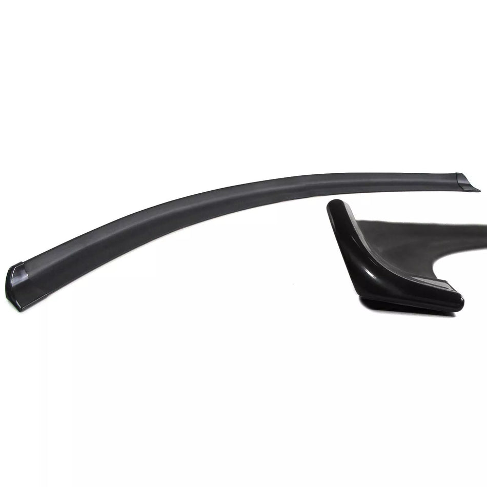 Spoiler posteriore strisce da incollare universale flessibile 1, 45 mx2 cm nero