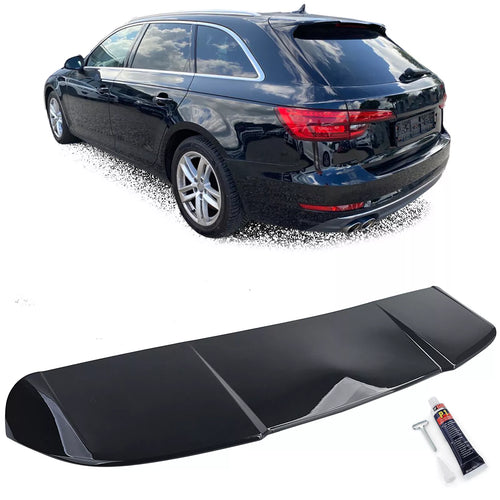 Spoiler posteriore Performance nero lucido per Audi A4 B9 8W 15-22 Avant