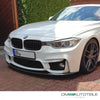 Spoiler anteriore lama anteriore per BMW Serie 3 F30 F31 M3 paraurti F80 EVO