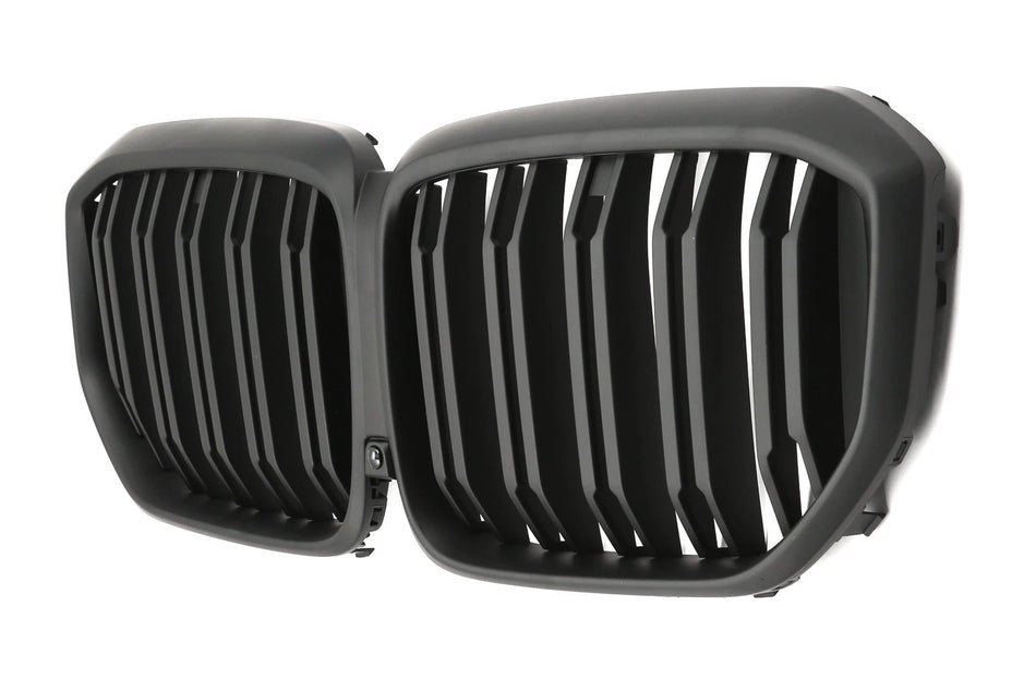 per BMW X5 G05 LCI GRIGLIA RADIATORE DOPPIO PONTE NERO OPACO 2023-