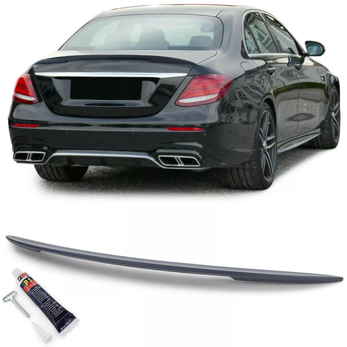 Spoiler posteriore labbro spoiler aspetto +ABE per Mercedes Classe E W213 dal 16