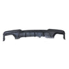 Diffusore posteriore + terminali 550 Performance nero opaco per BMW F10 F11 535