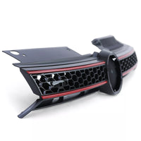 Griglia nera lucida + listelli rossi adatta per VW Golf 6 anche GTI 08-13