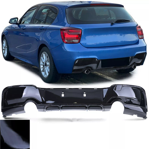 Diffusore posteriore Performance lucido per BMW Serie 1 F20 F21 M135i 11-15