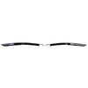 Parafanghi brutto sguardo nero lucido adatto per VW Polo 9N3 05-09