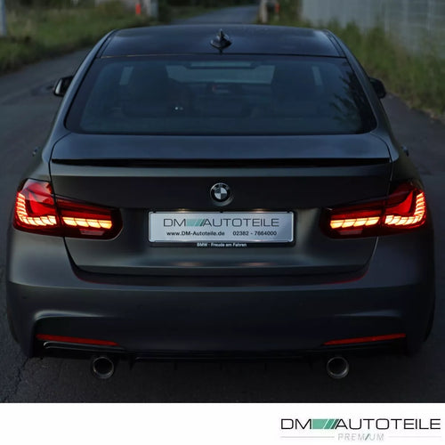 Set frecce dinamiche LED luci posteriori rosse 4 OLED per BMW Serie 3 F30 F35