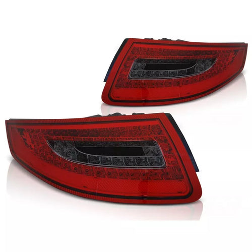 Fanali posteriori LED per Porsche 911 997 (1a gen) 2004-09 rosso/fumo