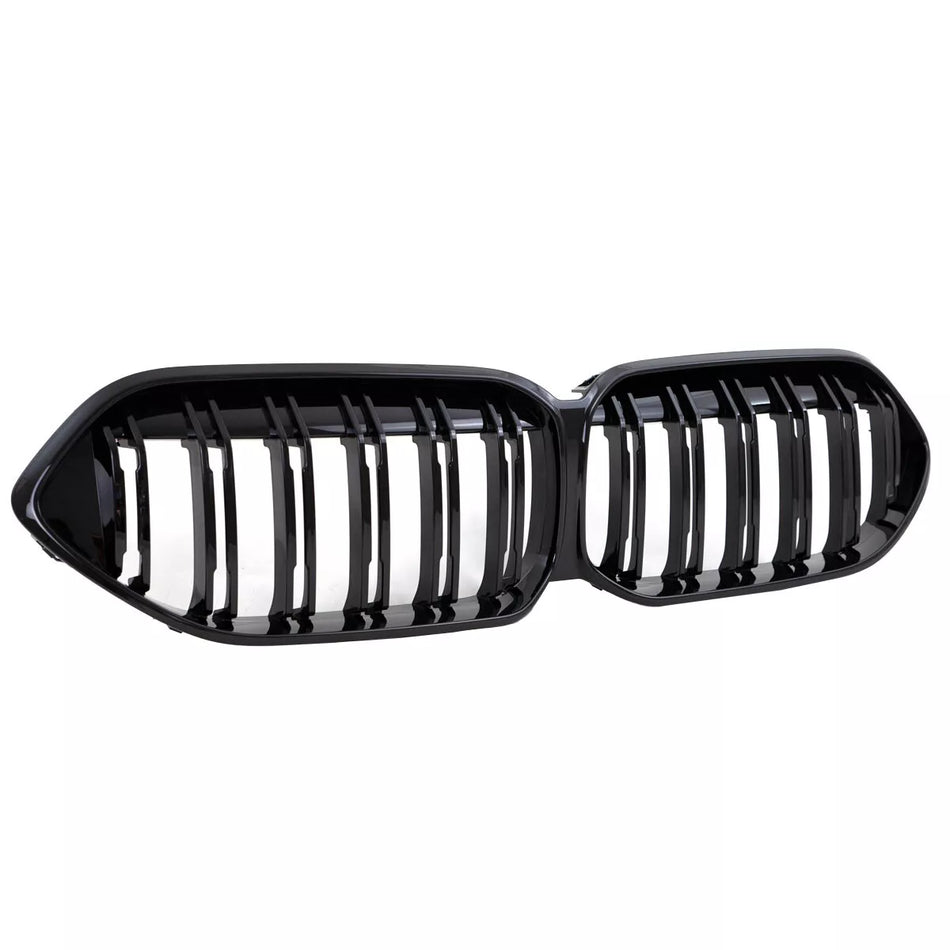 Set doppia barra griglia Nero Lucido per BMW Serie 2 F44 Grand Coupe