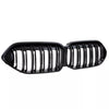 Set doppia barra griglia Nero Lucido per BMW Serie 2 F44 Grand Coupe