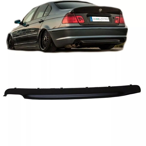 Diffusore posteriore per BMW E46 M coupé cabrio touring Nero