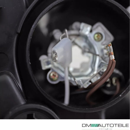 Kit fari Nero chiaro H7/H1 sinistro e destro per Renault Clio II 01-05 – vista 4