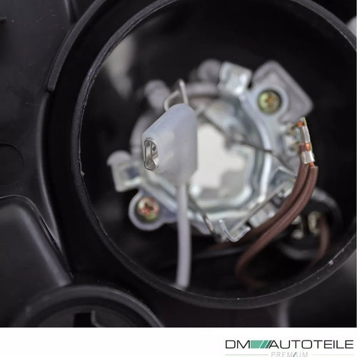 Kit fari Nero chiaro H7/H1 sinistro e destro per Renault Clio II 01-05