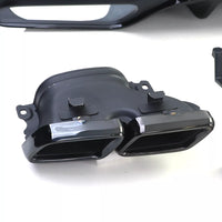 Set Diffusore Posteriore Sport + Terminali Nero per Mercedes GLS X166 15-19