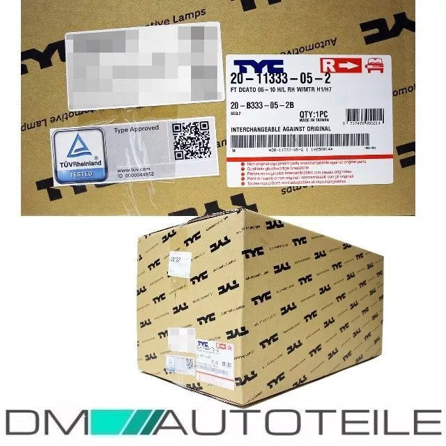 KIT FARI H7/H1 +2x motore per Boxer Jumper Fiat Ducato 250 anno 06-10