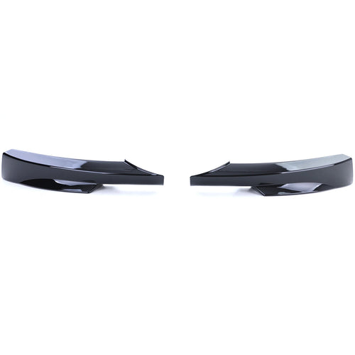 Spoiler anteriore angoli splitter nero lucido, per BMW Serie 3 E90 E91 08-12