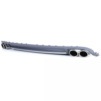 Diffusore posteriore inserto + terminali per Audi A4 B8 berlina Avant 07-11