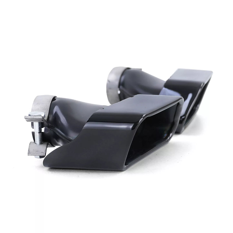 terminali V8 550 ottica nero adatti per BMW Serie 5 F10 F11 535i 535d