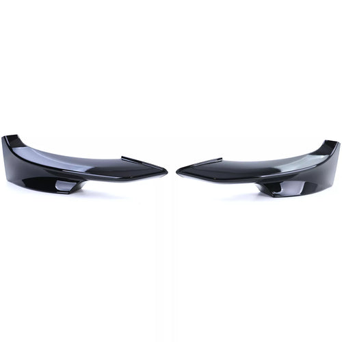 Spoiler parafango anteriore splitter nero lucido per BMW Serie 3 E92 E93 10-13