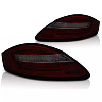 Luci posteriori full LED per Porsche Cayman/Boxster 987 2005-08 rosso/fumo