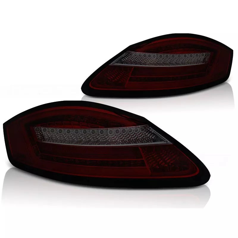 Luci posteriori full LED per Porsche Cayman/Boxster 987 2005-08 rosso/fumo