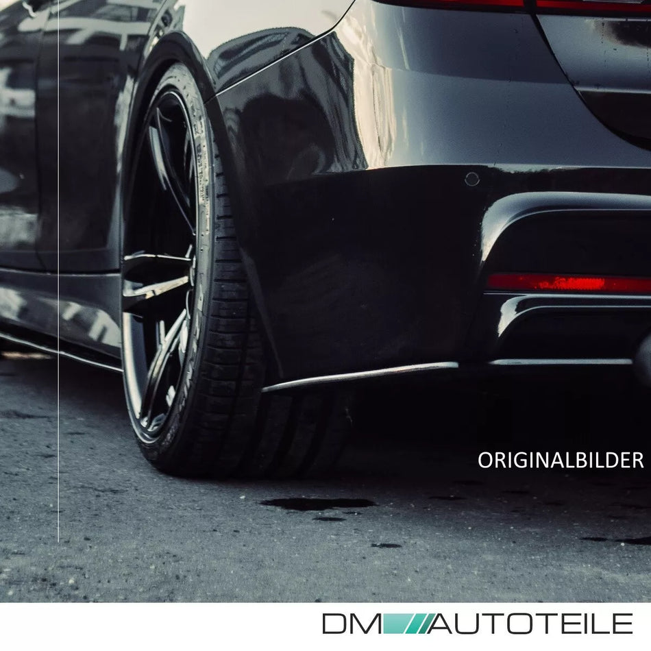 Attacco ABS Spoiler Flaps Posteriore Nero Lucido per BMW F30 F31 M Sport