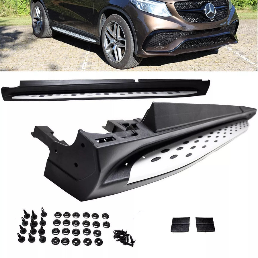 Set pedane barra ingresso alluminio per Mercedes GLE C292 2015