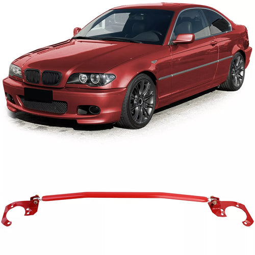 Barra a cupola alluminio rossa regolabile BMW E46 6 320i 323i 325i 328i 330i