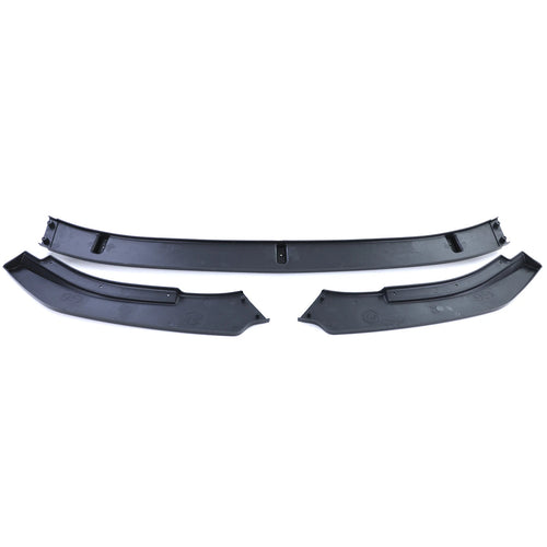 Spoiler anteriore coppa labbro nero lucido per VW Golf 6 GTI 09-13