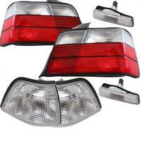 Luci posteriori laterali frecce anteriori rosso per BMW E36 Coupe Cabrio 96-99