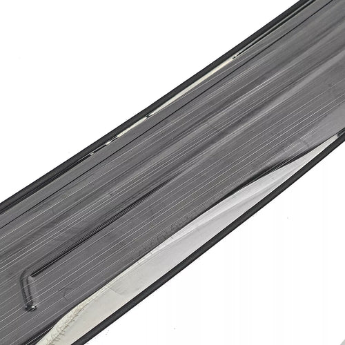 Parabordo di carico acciaio inox nero paraurti esterno, per BMW Serie 5 G30 G31