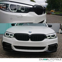 Set Griglia doppia barra nera brillante per BMW Serie 5 G30 G31 17-20