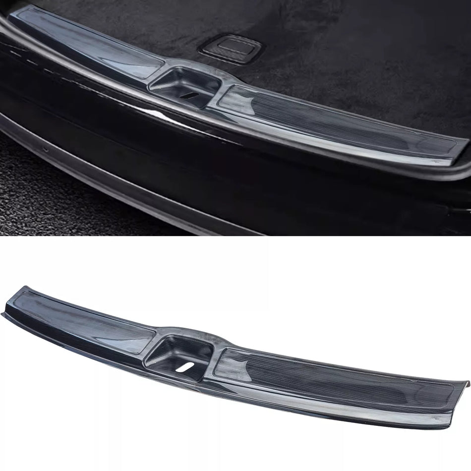 Parabordo in acciaio inox nero paraurti interno per Mercedes GLC X254