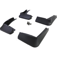 Kit paraspruzzi anteriore e posteriore nero per Vw Golf 7.5 con R-Line 17-21