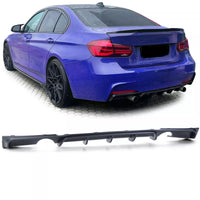 Diffusore posteriore Performance nero opaco per BMW Serie 3 F30 F31 335i 340i
