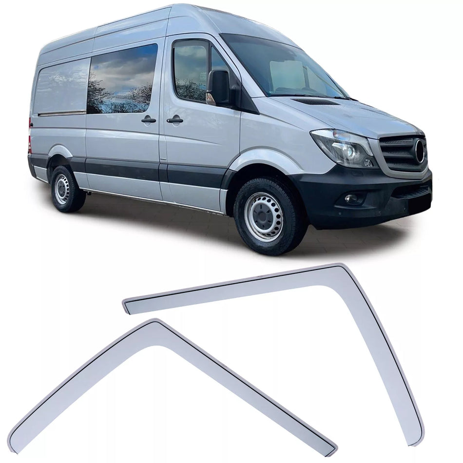 Deflettori Antivento Antipioggia Chiari per Mercedes Sprinter W906 06-18