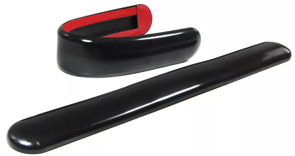 Striscia di protezione paraurti flessibile da incollare universale 306x35mm nero