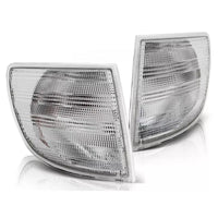 Set frecce frecce anteriori bianche scanalate per Mercedes Benz Vito W638 96-03