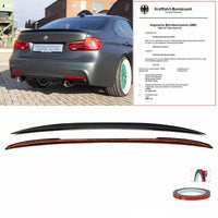 Spoiler Posteriore spoiler cofano Nero Lucido per BMW F30