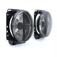 Fari vetro trasparente + mirino nero fumo per VW Golf 2 83-91